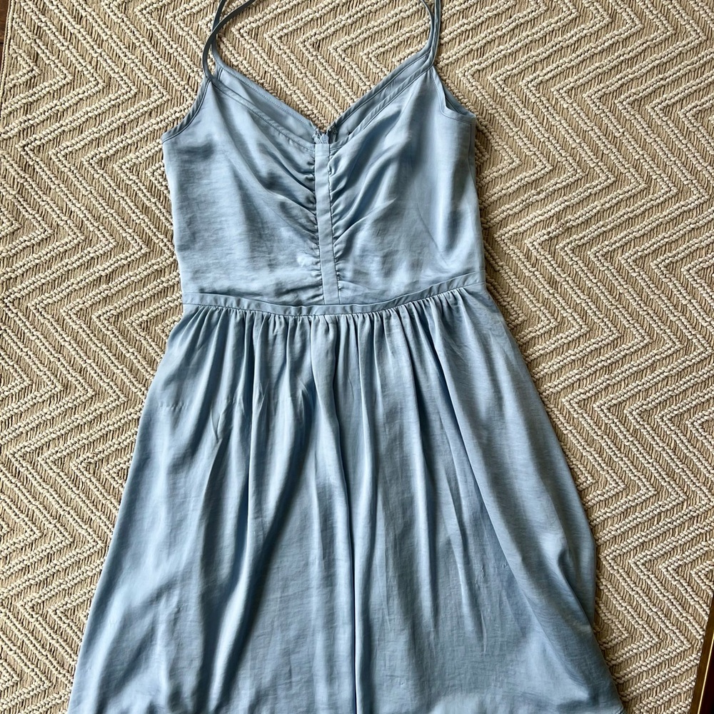 Banana Republic Silk Blue Dress